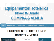 Tablet Screenshot of csantosequipamentos.com